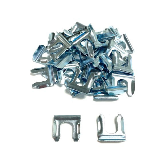 The Stop Shop Zilver Zinc Flex Hose Retaining Clips (Pack of 50)