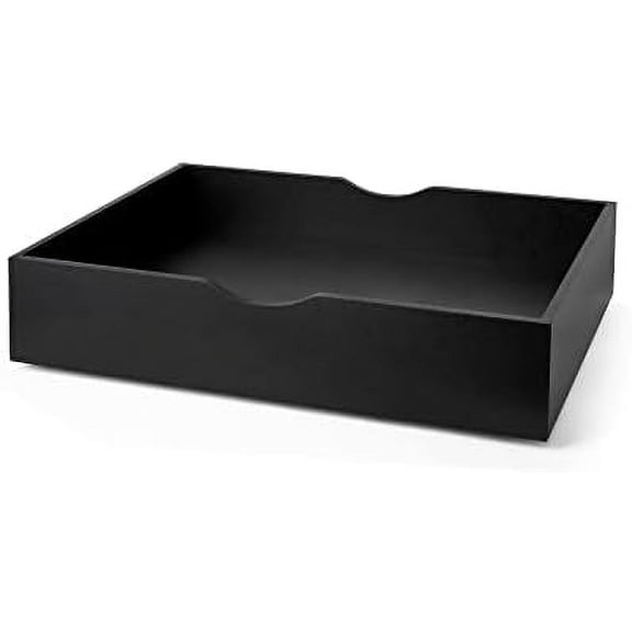 The Storage MAX - Underbed Wooden Organizer with Wheels - Black$$Home Decor, Kitchen, & Other