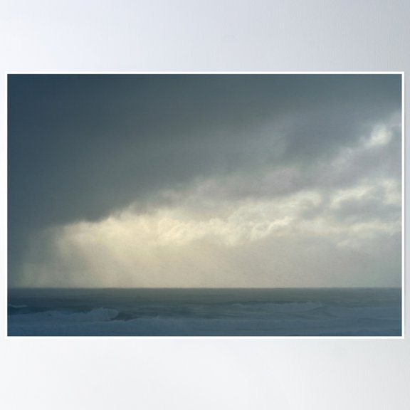 The Storm Has Hit Poster Wall Art, Modern Wall Decor, 8x12 UNFRAMED