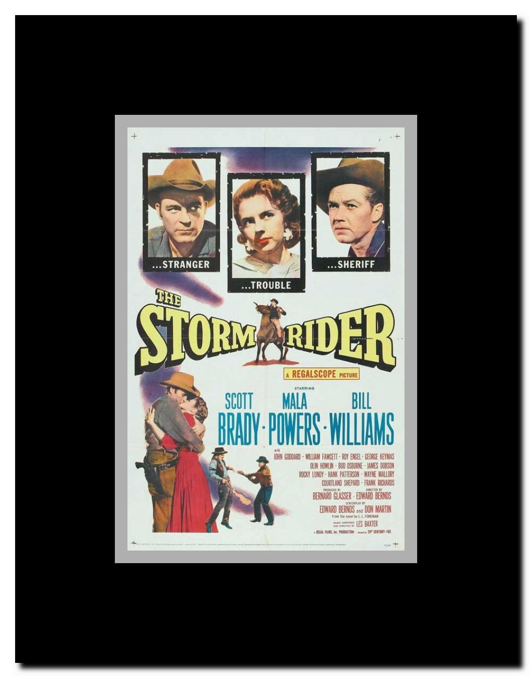 The Storm Rider Framed Movie Poster