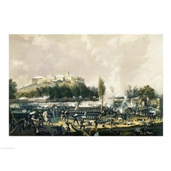 The Storming of Chapultepec Poster Print - 36 x 24 in. - Large
