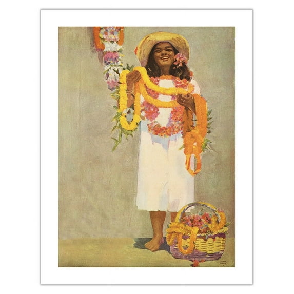 The Story of Hawaii - Tourist Book - Vintage Hawaiian Travel Brochure by John Melville Kelly - Bamboo Fine Art 290gsm Paper (Unframed) 17x22in