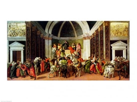 The Story of Virginia c1500 Canvas Art - Sandro Botticelli (36 x 24)