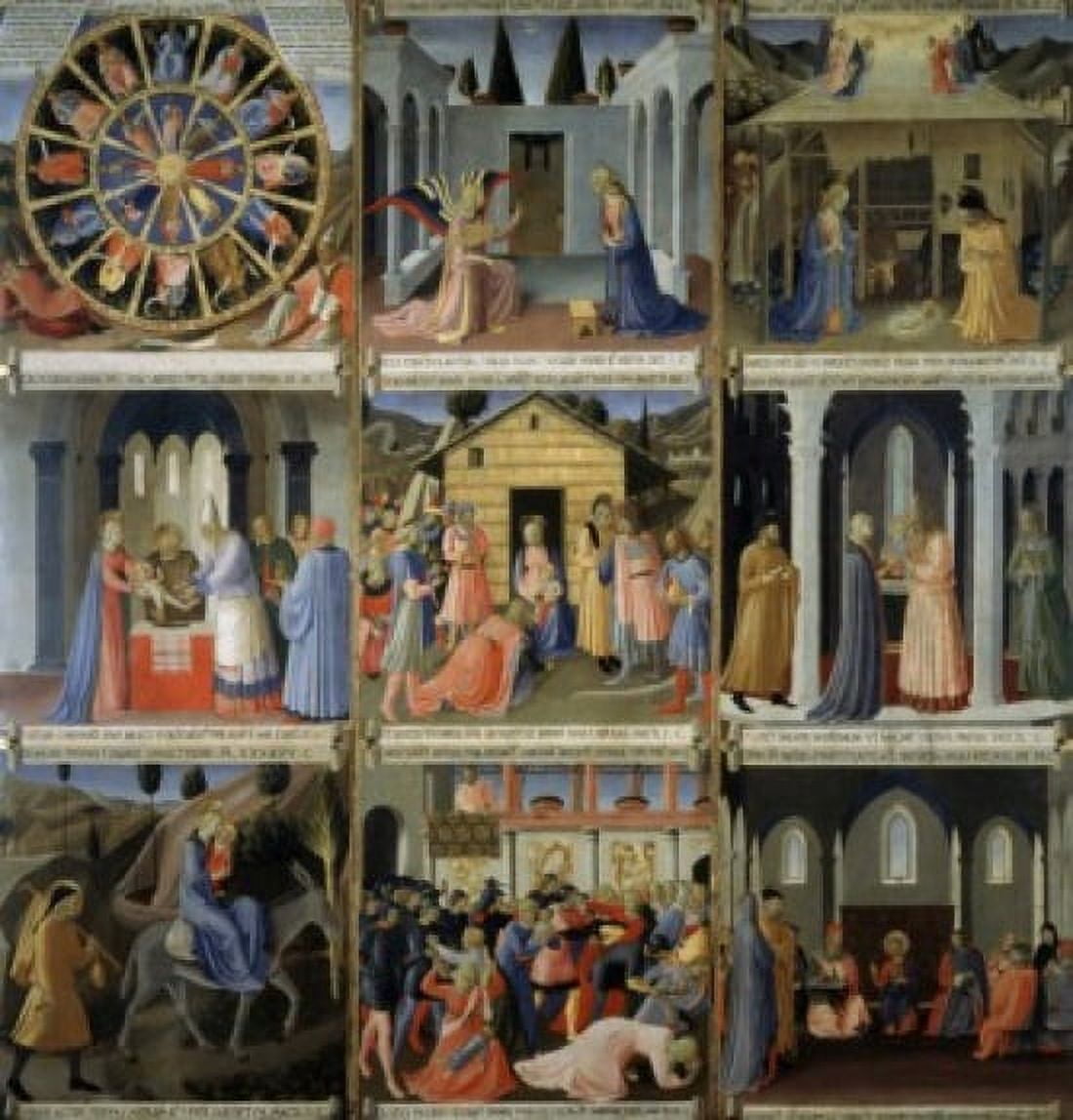 The Story of the Life of Christ Fra Angelico (ca1395-1455 Italian) Museo di San Marco Florence Italy Canvas Art - Fra Angelico (18 x 24)