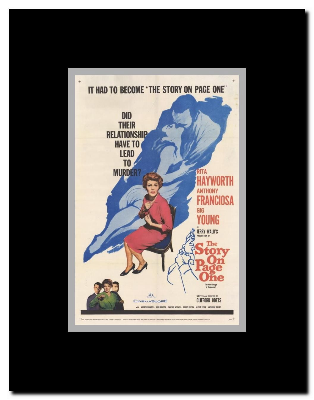 The Story on Page One Framed Movie Poster
