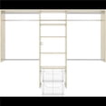 thumbnail image 1 of The Stow PH68-MJ 48-96 ft. Wide Entryway Convertible Walk-In Closet Kit, Honey Blonde, 1 of 5