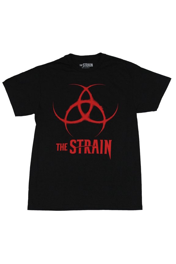 Mens T-Shirt - the Strain Biohazard Style Logo Image (Small)