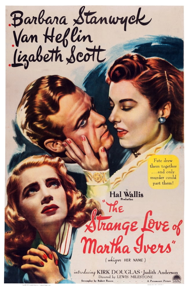 The Strange Love Of Martha Ivers U Canvas Art - (24 x 36)