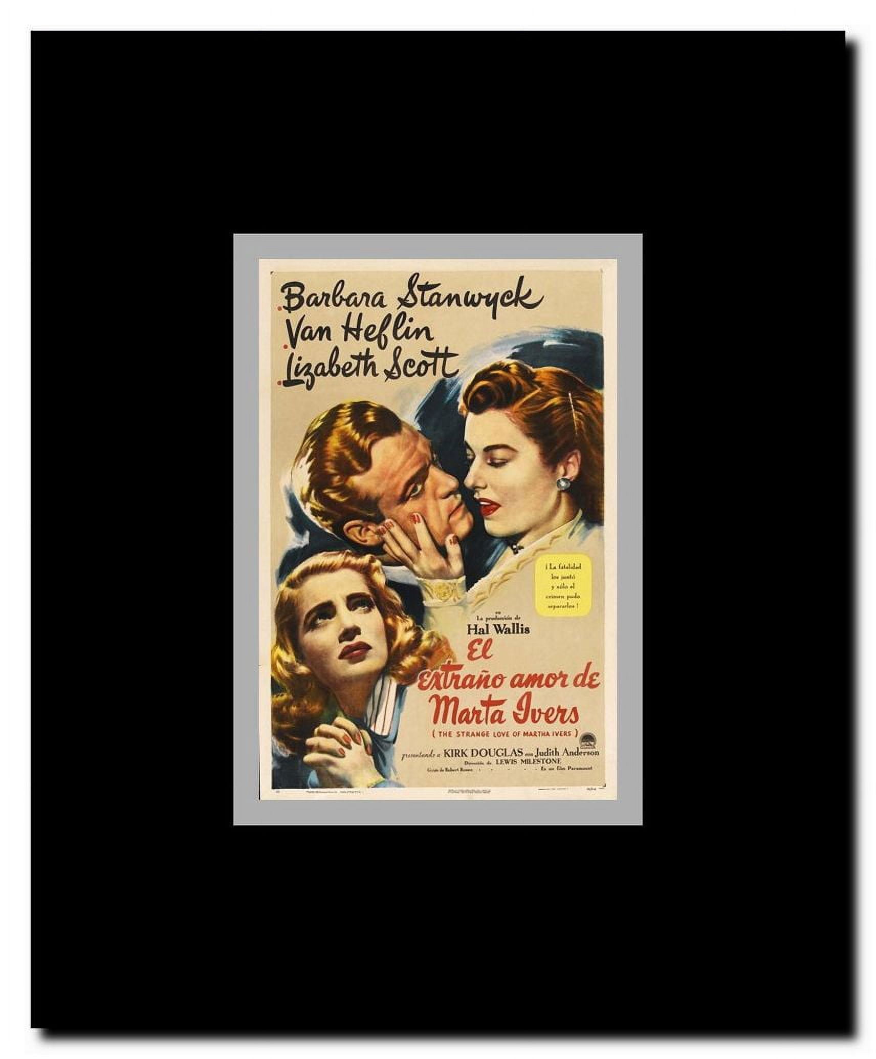 The Strange Love of Martha Ivers Framed Movie Poster