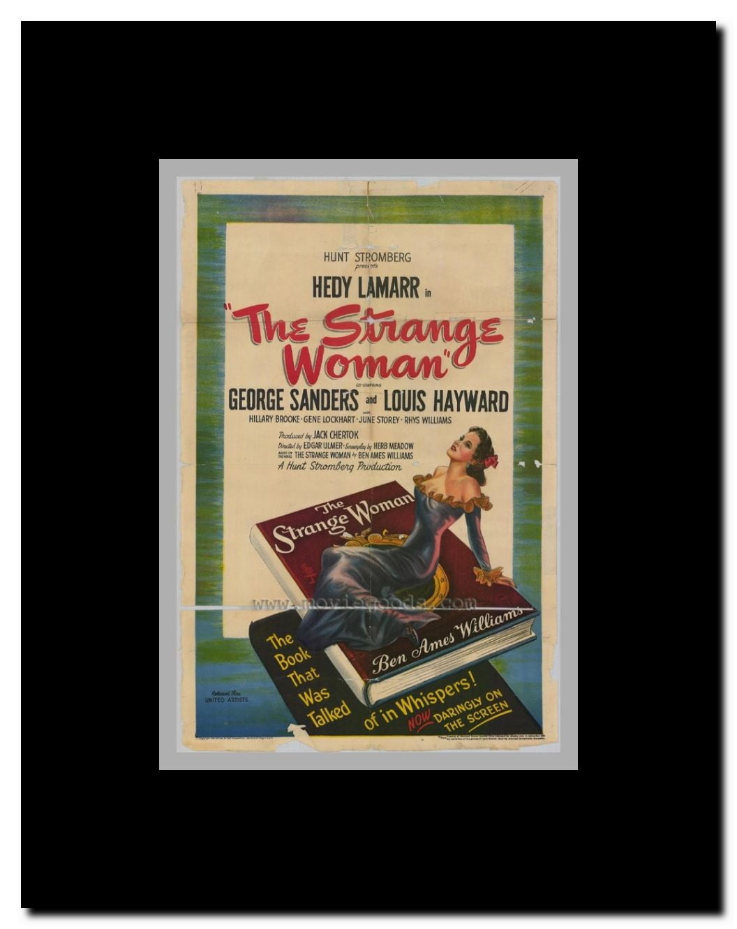 The Strange Woman Framed Movie Poster