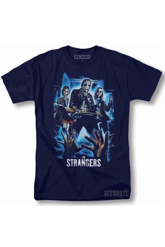 The Strangers Shirt Horror Movie Promo Poster Vintage Graphic Design T-Shirt