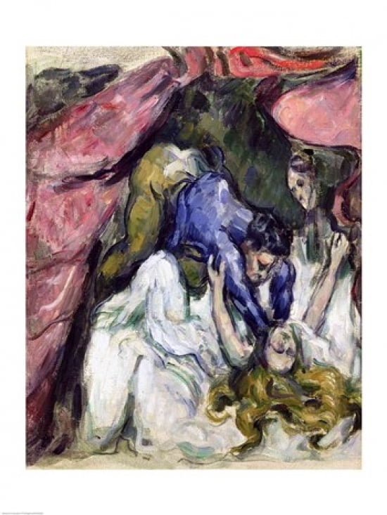 The Strangled Woman Canvas Art - Paul Cezanne (24 x 36)
