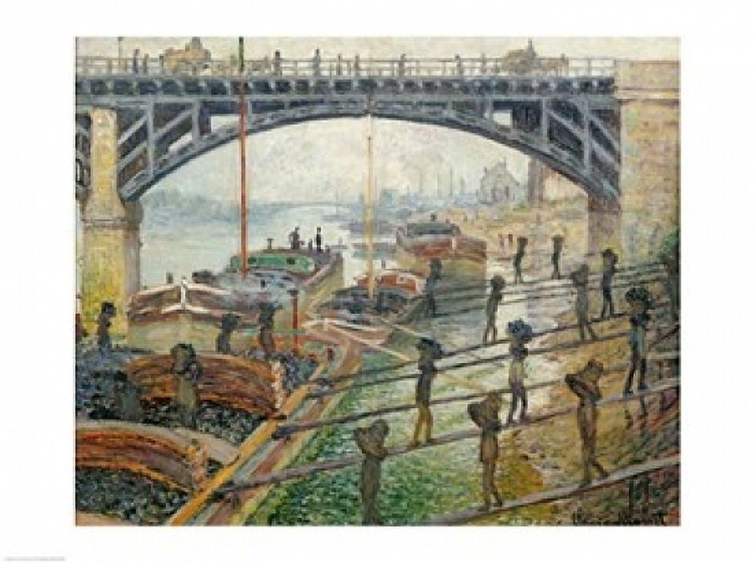 The Stream of Robec at Rouen 1872 Canvas Art - Claude Monet (36 x 24)