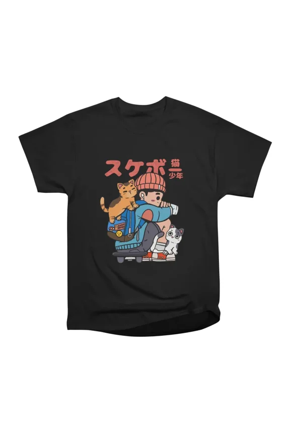 The Street Boy Cats T-Shirt Tee Gift For Him Merch For Her Apparel For Friend