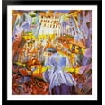 thumbnail image 1 of The Street Enters the House 28x30 Large Black Wood Framed Print Art by Umberto Boccioni, 1 of 2