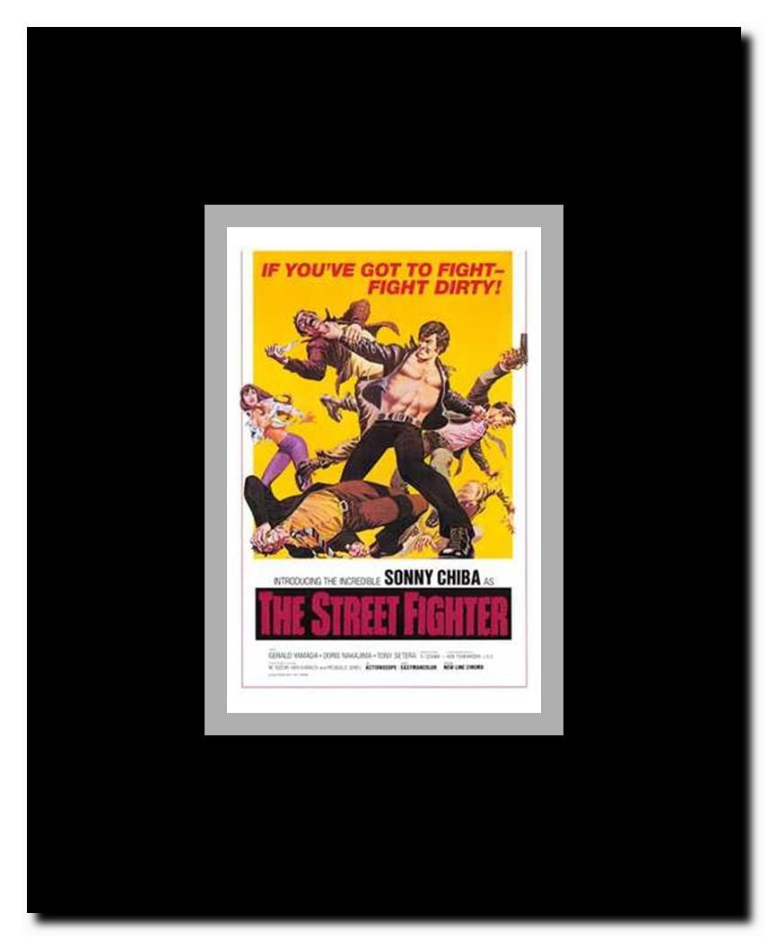The Street Fighter Framed Movie Poster