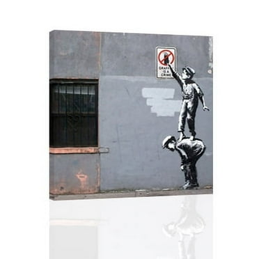 The Street Is In Play- Banksy - CANVAS or PRINT WALL ART