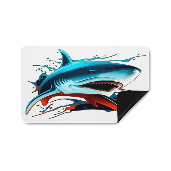 The Street Sharks Patterned Floor Mat Is Durable And Easy To Clean Adding A Warm Atmosphere And Perfectly Decorating Your Home