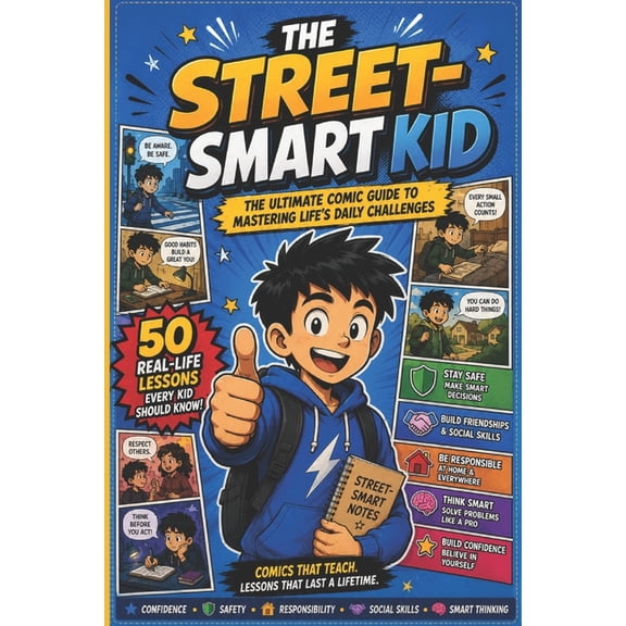 The Street-Smart Kid: The Ultimate Comic Guide to Mastering Life's Daily Challenges, (Paperback)