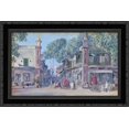 thumbnail image 1 of The Street of Blood, Delhi 24x19 Black Ornate Wood Framed Canvas Art by North, Marianne, 1 of 2