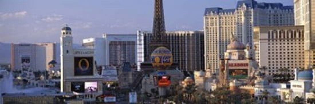 The Strip Las Vegas NV Canvas Art - Panoramic Images (18 x 6)
