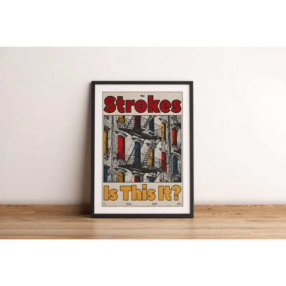 The Strokes Poster – Album Cover Music Wall Decor Print 16x24 UNFRAMED