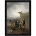 thumbnail image 1 of The Strolling Players 28x36 Large Black Ornate Wood Framed Canvas Art by Francisco Goya, 1 of 2