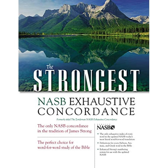Pre-Owned The Strongest NASB Exhaustive Concordance (Hardcover) 0310262844 9780310262848