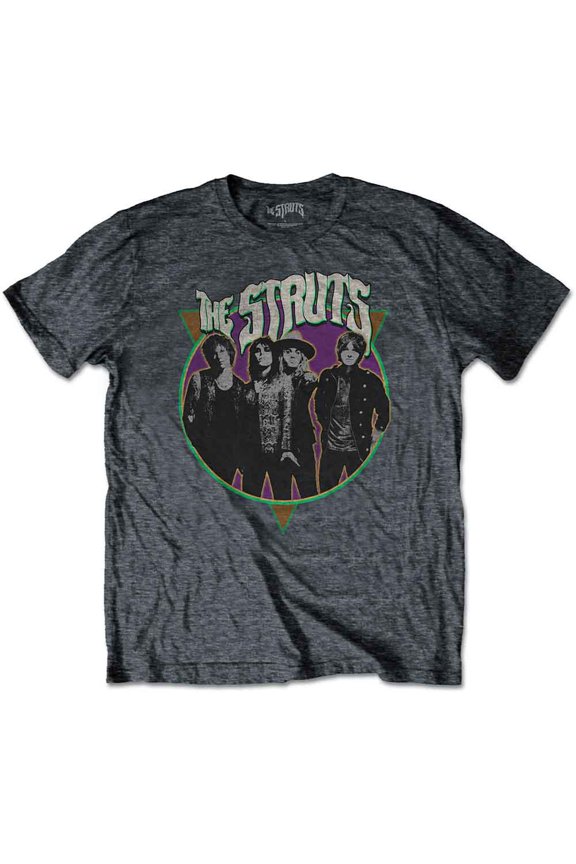 The Struts T Shirt Standing Band Logo new Official Mens Dark Heather