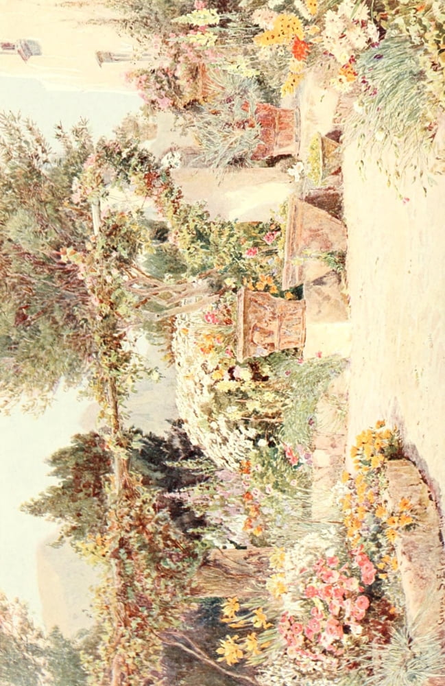 The Studio 1904 An Italian Garden Canvas Art - George S Elgood (18 x 24)