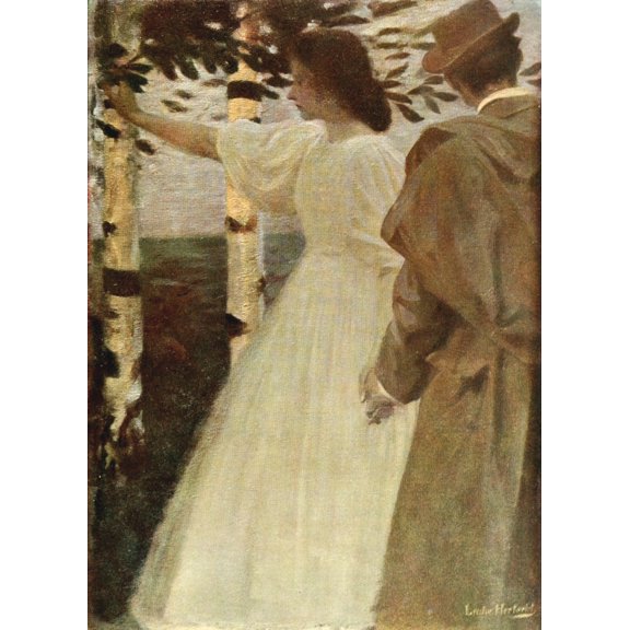 The Studio 1906 A Summer Evening Poster Print by Ludwig von Herterich (24 x 36)