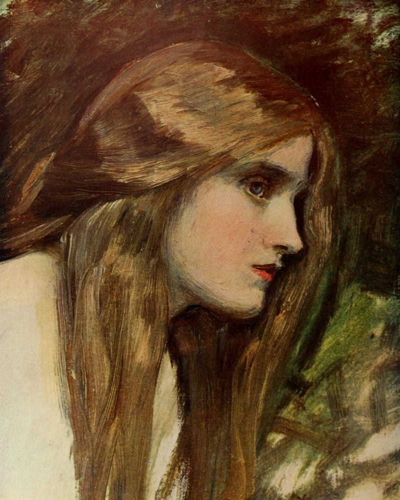 The Studio 1911 Phyllis Canvas Art - John William Waterhouse (24 x 36)