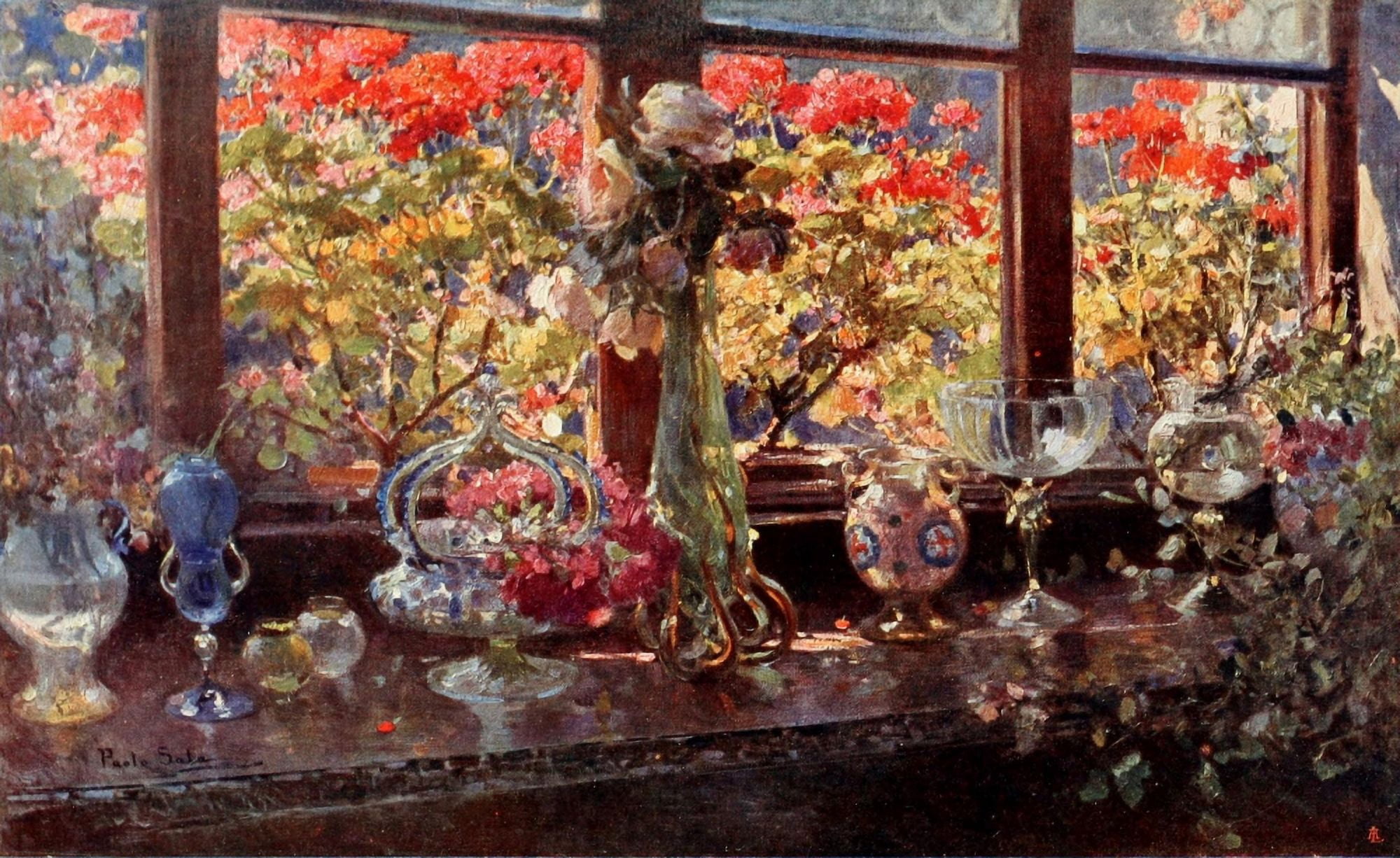 The Studio 1913 My Flowers Canvas Art - Paolo Sala (24 x 36)