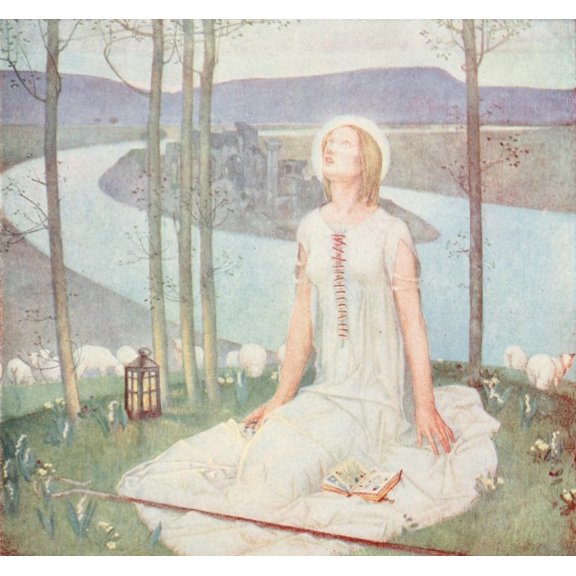 The Studio 1918 L'Enfance de Jeanne D'Arc Poster Print by E. Reginald Frampton (24 x 36)