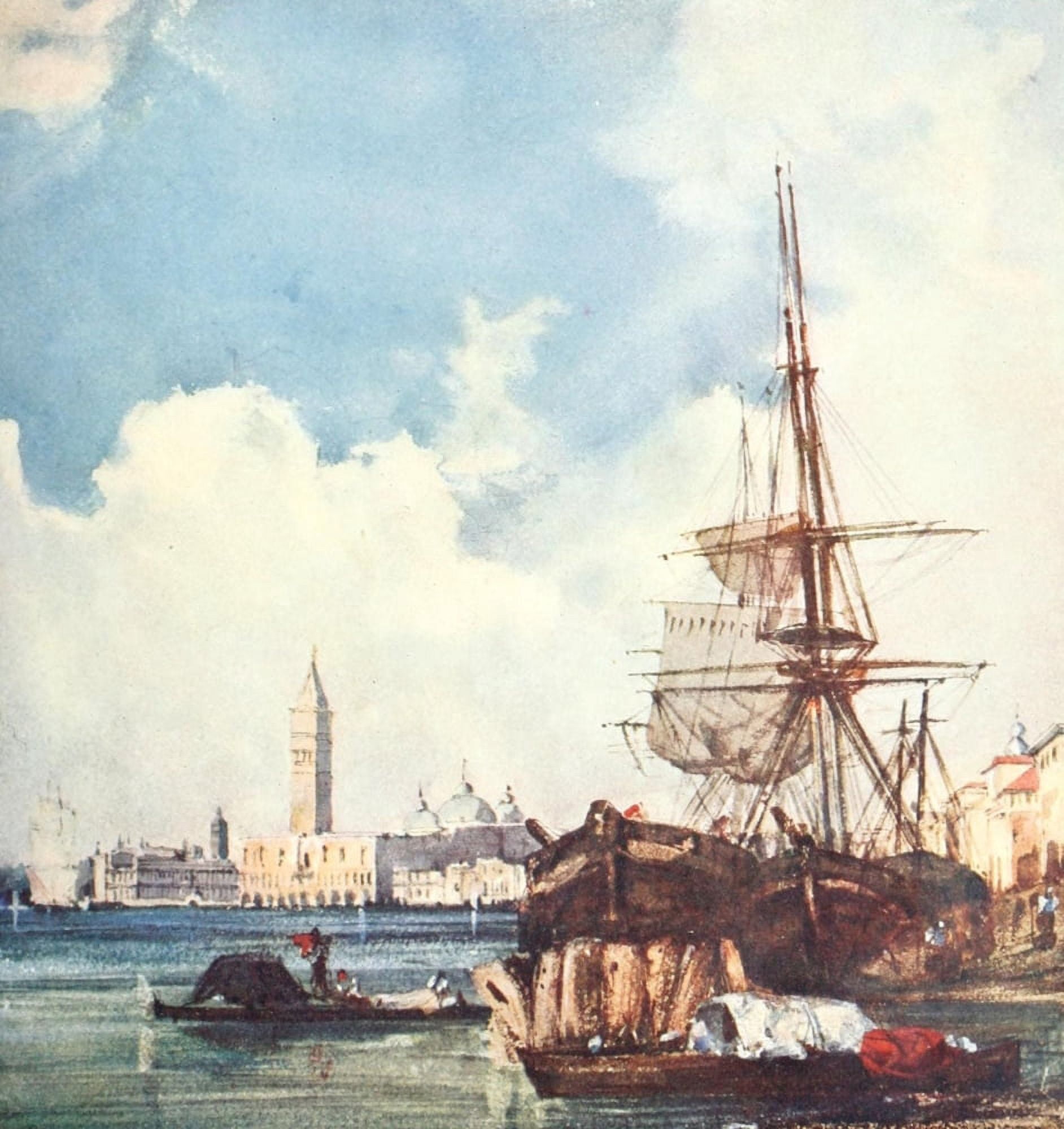 The Studio 1922 Street Scene Canvas Art - Richard Parkes Bonington (24 x 36)