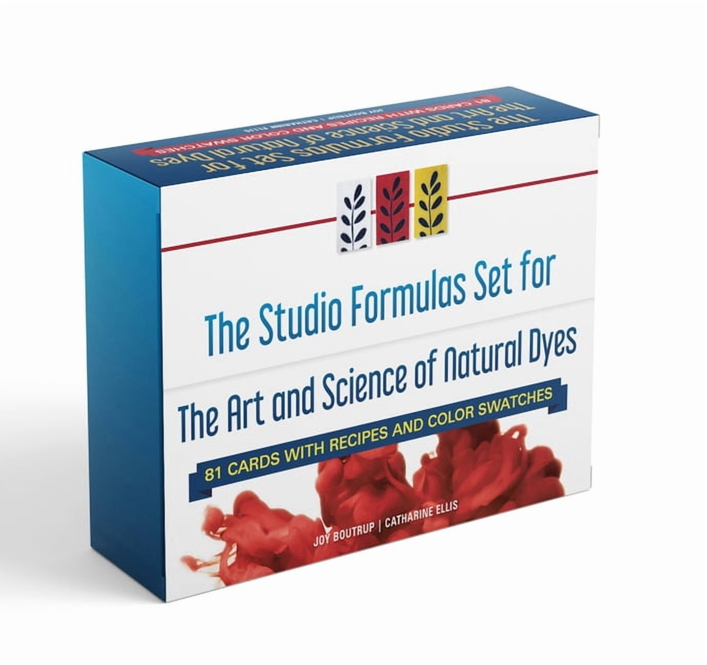 The Studio Formulas Set for the Art and Science of Natural Dyes: 84 Cards with Recipes and Color Swatches, (Paperback)