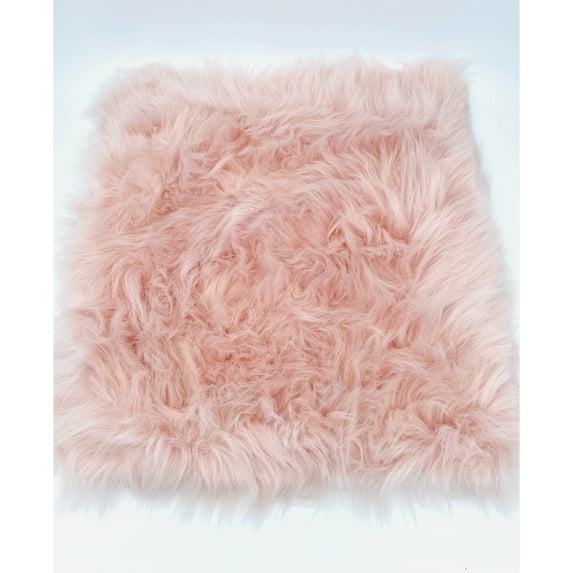 The Studio Margate - Display Photo Mat - Light Pink Fluffy - 15"x15"