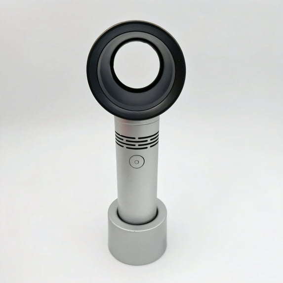 The Studio Portable Leafless Fan - Silver