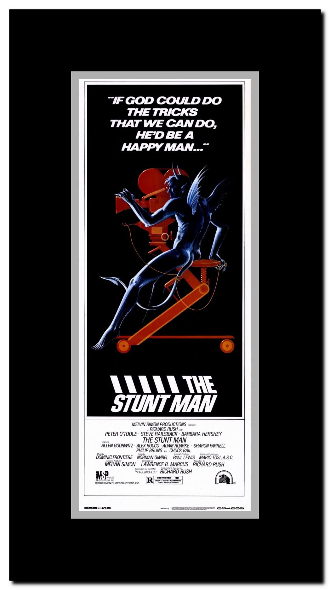 The Stunt Man Framed Movie Poster