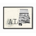 thumbnail image 1 of The Stupell Home Decor Alabama Black and White Photograph on Cream Paper Postcard Framed Texturized Art, 1 of 2