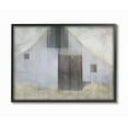thumbnail image 1 of The Stupell Home Decor Barn Door Neutral Palette Planked Look Art Framed Texturized Art, 1 of 4