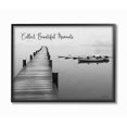thumbnail image 1 of The Stupell Home Decor Black and White Calm Lake Photography Collect Beautiful Moments, 1 of 4