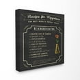 thumbnail image 1 of The Stupell Home Decor Black and White Chalkboard Look Recipe for Happiness List Flower Doodle, 1 of 3