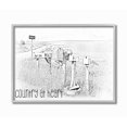 thumbnail image 1 of The Stupell Home Decor Black and White Country At Heart Mailboxes On The Road Graphite Drawing, 1 of 4