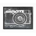 thumbnail image 1 of The Stupell Home Decor Black and White Lithograph Look Camera with Heart Lens, 1 of 8
