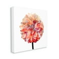 thumbnail image 1 of The Stupell Home Decor Bright Coral Watercolor Bloom Dahlia Flower Canvas Wall Art, 1 of 6