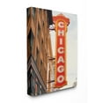 thumbnail image 1 of The Stupell Home Decor Bright Red Vertical Light Up Chicago Sign on the Street Canvas Wall Art, 1 of 2