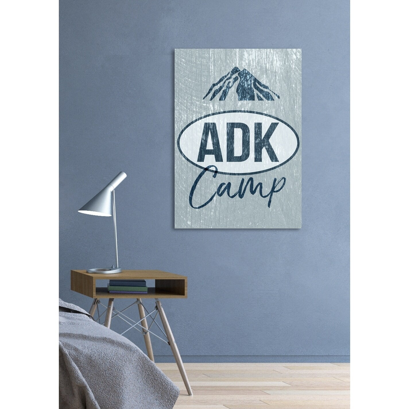 The Stupell Home Decor Collection ADK Camp Mountains Adirondack Framed Wall Art