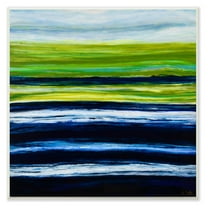 The Stupell Home Decor Collection Acrylic Resin Hills And Plains Sunset Abstract Wall Art