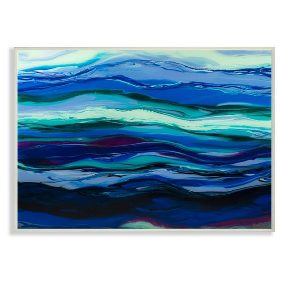 The Stupell Home Decor Collection Acrylic Resin Shadow Twilight Movement Abstract Wall Art